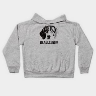 Beagle Mom - Beagle Dog Mom Kids Hoodie